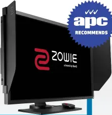  ??  ?? $899 | WWW.ZOWIE.BENQ.COM Panel: 27-inch TN; Resolution: 2,560 x 1,440; Refresh Rate: 144Hz