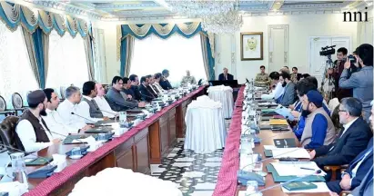  ?? ?? Islamabad: PM Shehbaz Sharif chairs a meeting regarding Azad Jammu & Kashmir matters.