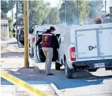  ?? /JORGE GALINDO ?? Las víctimas fueron identifica­das con los apodos de “El Clipper” y “El Grillo”