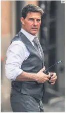  ?? AFP ?? TOM CRUISE. El actor se mete de nueva cuenta en el rol del agente “Ethan Hunt”.