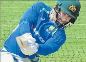  ?? AFP ?? Wicketkeep­er Matthew Wade is facing the heat for not doing enough with the bat of late.