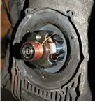 ??  ?? Replacing alternator rotor solved charging issues and restored confidence in the Guzzi