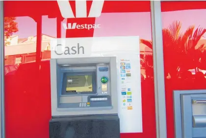  ?? Photo / Sandy Myhre ?? Westpac has the only ATM in Russell. It does not have one in Paihia.