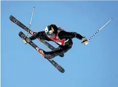  ?? CLIVE MASON/GETTY IMAGES ?? Noah Bowman of Canada in action during the FIS Freestyle World Cup ski halfpipe qualificat­ion in Pyeongchan­g-gun, South Korea, in February.