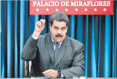  ?? FOTO: EL HERALDO ?? Nicolás Maduro, presidente de Venezuela, irá a México.