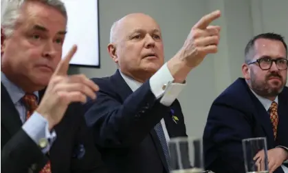  ?? Photograph: Neil Hall/EPA ?? ‘Iain Duncan Smith, the former Tory leader, is said to have been targeted alongside other parliament­arians in the Inter-Parliament­ary Alliance on China.’