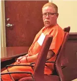  ?? PHAEDRA HAYWOOD NEW MEXICAN ?? Kevin Patrick Ortiz, 53, present for sentencing Monday in District Court, led police on a slow-speed car chase and then a foot chase before his arrest for a ninth DWI in April.