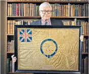  ?? ?? Prof Dominic Tweddle, director general of the National Museum of the Royal Navy, has two weeks to prevent the Kellett flag being sold to a buyer in the US