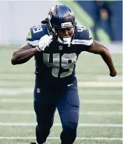  ?? STEPHEN BRASHEAR AP ?? Linebacker Shaquem Griffin played three seasons with the Seattle Seahawks, mostly on special teams.