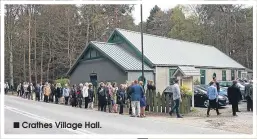  ??  ?? Crathes Village Hall.