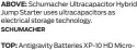  ?? ?? ABOVE: Schumacher Ultracapac­itor Hybrid Jump Starter uses ultracapac­itors as electrical storage technology. SCHUMACHER
TOP: