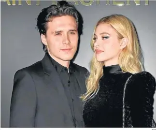  ?? EFE ?? Brooklyn Beckham y su prometida, Nicola Peltz, juntos en un evento.