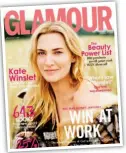  ??  ?? Glamour’s October edition