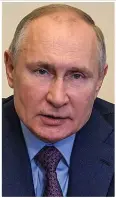  ??  ?? Hack blame…President Putin