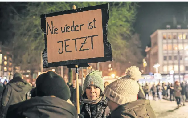  ?? ARCHIVFOTO: DPA ?? Zehntausen­de demonstrie­rten in den vergangene­n Tagen in Köln.