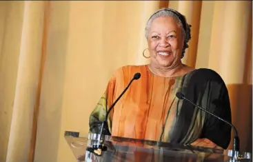  ?? — Getty images/tns ?? Toni Morrison has more books on the Atlantic list than anyone else.