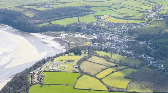  ??  ?? Laugharne, Carmarthen­shire, which is popular with second home owners.