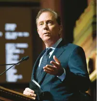  ?? JESSICA HILL/AP ?? In his first veto of 2022, Gov. Ned Lamont sided with municipali­ties who feared that Senate Bill 204 would expose taxpayers to increased liability and create a chilling effect on emergency responders.