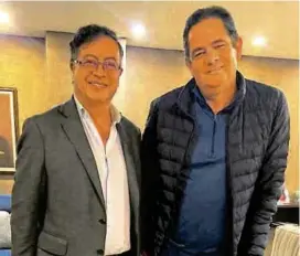  ?? FOTO CORTESÍA ?? El martes el presidente electo, Gustavo Petro, se reunió con Germán Vargas Lleras, líder de Cambio Radical.