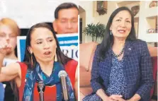  ?? AP ?? Las minorías han logrado hitos, como la elección de las dos primeras congresist­as indígenas: Sharice Davids y Debra Haaland