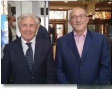  ??  ?? Da sinistra, Giovanni Puopolo e Luigi Schiavo