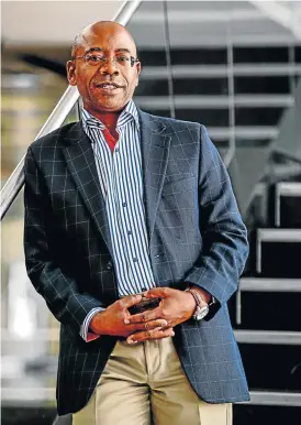  ?? /Simphiwe Nkwali ?? Counteroff­ensive: Bonang Mohale, CEO of Business Leadership SA, says the group’s study shows businesses continue to invest in SA and hold cash reserves at appropriat­e levels.