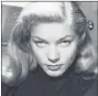  ??  ?? Lauren Bacall