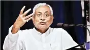  ??  ?? Bihar Chief Minister Nitish Kumar