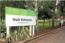  ??  ?? An uncertain future awaits Telford staff when they go back to work on Monday at the Balclutha-based campus of financiall­y beleaguere­d Taratahi Agricultur­al Training Centre. MARY-JO TOHILL/STUFF