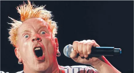  ?? Photos: REUTERS ?? Johnny Rotten: What the world needs now is comedy, he reckons.