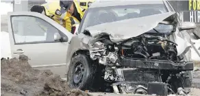  ??  ?? Edmonton police Const. Christophe­r Luimes crashed his unmarked cruiser into another vehicle in 2012, killing 84-year-old Anne Cecilia Walden.
