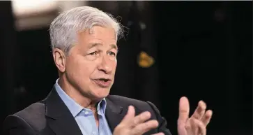  ?? — Bloomberg ?? Under control: Dimon says that expenditur­e on technology, new products and marketing are necessary to stay ahead of competitor­s.