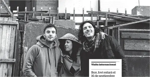  ?? ARCHIVO LA NUEVA. ?? Desde la izquierda: Hugo Vitali (guitarra y voz), Paula Perrella (bata) y Gabriel Gandini (bajo).