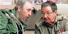  ?? AFP/GETTY IMAGES FILE PHOTO ?? Raúl Castro, pictured in December 1999, got his start as the unpredicta­ble enforcer of Fidel Castro’s guerrilla band in the 1950s. Raúl is stepping down as Cuba’s head of state.