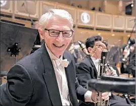  ?? TODD ROSENBERG PHOTO ?? Veteran CSO clarinetis­t J. Lawrie Bloom will play the world premiere of a concerto the CSO commission­ed for him: ”Ophelia’s Tears.”