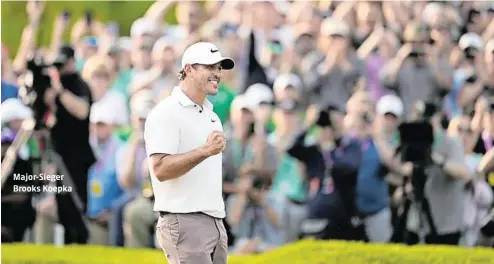  ?? ?? Major-Sieger Brooks Koepka