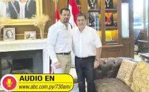  ??  ?? El acusado diputado Ulises Quintana (ANR) se reunió con Cartes. Ya tiene venia judicial para hacer campaña en el Este.