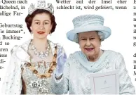  ?? Fotos: dpa ?? Die Queen 1953 und 2012.