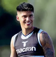  ??  ?? «El Tucu» L’attaccante argentino Joaquin Correa, 25 anni