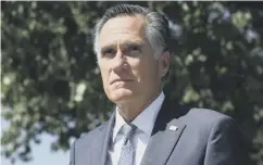  ??  ?? 0 Senator Mitt Romney said he supported a vote