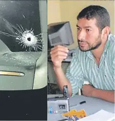  ?? FOTO: EL HERALDO ?? El periodista Johny Lagos, director de El Libertador, fue objeto de un atentado criminal la noche del jueves.
