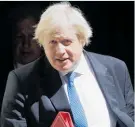  ?? Photo / AP ?? Former UK Foreign Secretary Boris Johnson.