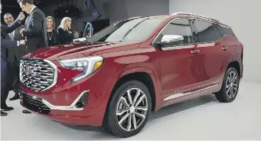  ??  ?? The 2018 GMC Terrain is one of GM’s better-selling vehicles.