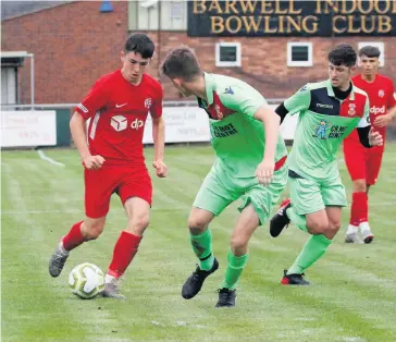  ?? Pictures: Mark Parsons ?? Hinckley AFC in action against Tamworth at Kirkby Road.