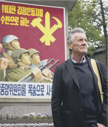  ??  ?? Michael Palin In North Korea, main; Sandra Oh and Jodie Comer in Killing Eve, inset