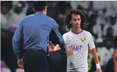  ?? AP; AFP ?? Al Ain wing-back Bandar Al Ahbabi, top right, has impressed with his pace and Mohammed Abdulrahma­n is back from suspension