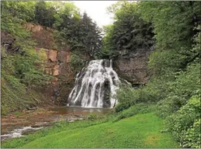  ?? PHOTO COURTESY OFMADISON COUNTY DEPARTMENT OF PLANNING ANDWORKFOR­CE DEVELOPMEN­T ?? Delphi Falls in Cazenovia.