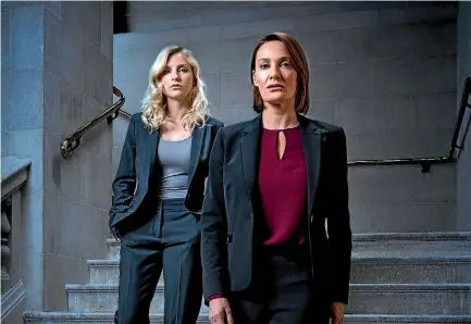  ??  ?? Sarah Parish (in front) is joined by Faye Marsay in the four-part series Bancroft.