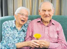  ?? Picture / Otago Daily Times ?? Lillian and Eric Brinsdon say couples need to consider if an argument is worth it. “It’s probably not.”