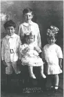  ??  ?? Lucy Jarratt, right, survivor of the 1918 flu pandemic, as a child,
circa 1920.